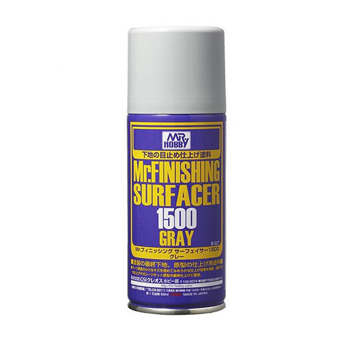 Mr Color - Mr Finishing Surfacer 1500 Gray Spray Can