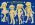 Lucky Star & Macross Frontier - Lottery Figure (Set of 4)