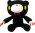 Gloomy Bear - Black Gloomy Bear Small Size Plush