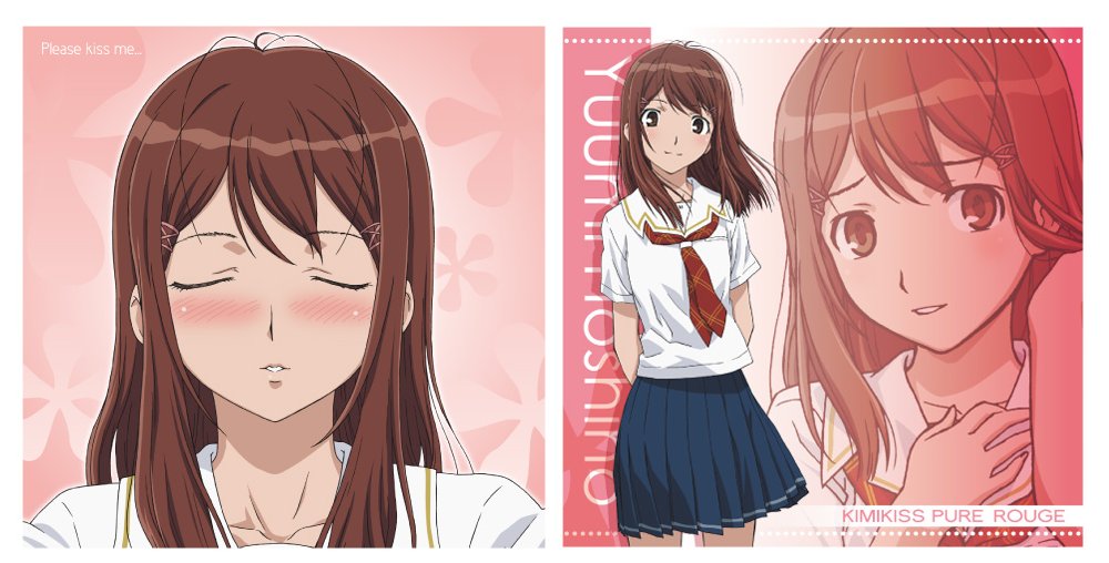 Kimi Kiss Pure Rouge - Yuumi Hoshino Cushion Cover
