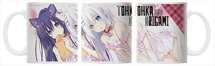 Date A Live - Tohka and Origami Cat Ear Mug