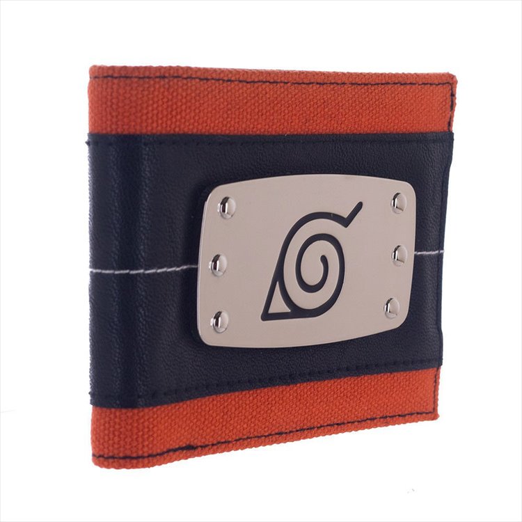 Naruto - Metal Badge Bi-Fold Wallet