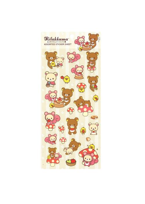 Rilakkuma - Forrest Sticker Sheet