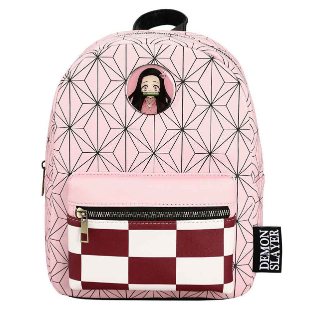 Demon Slayer - Nezuko Metal Badge Mini Backpack