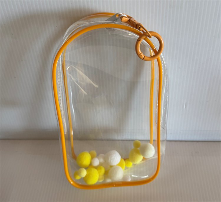 Labubu - Transparent Doll Bag Orange