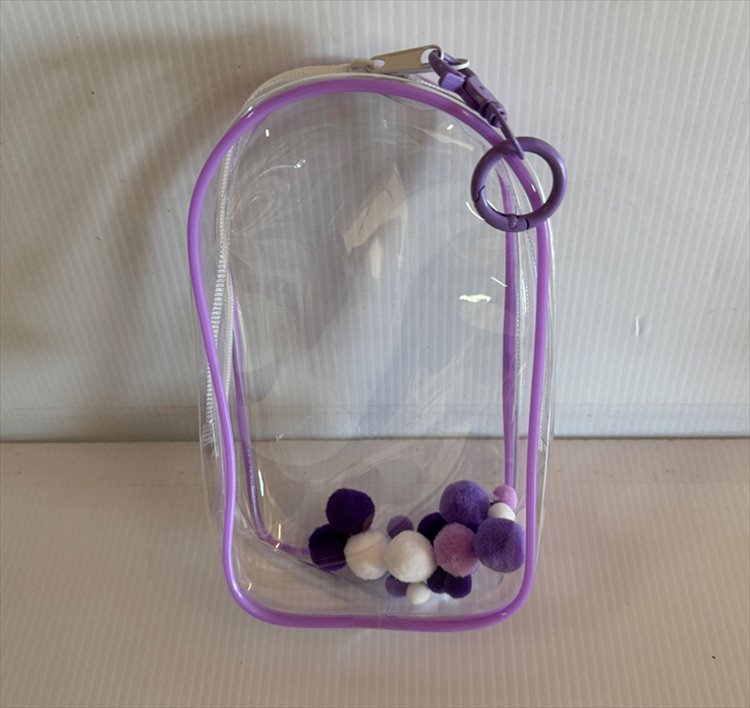 Labubu - Transparent Doll Bag Purple