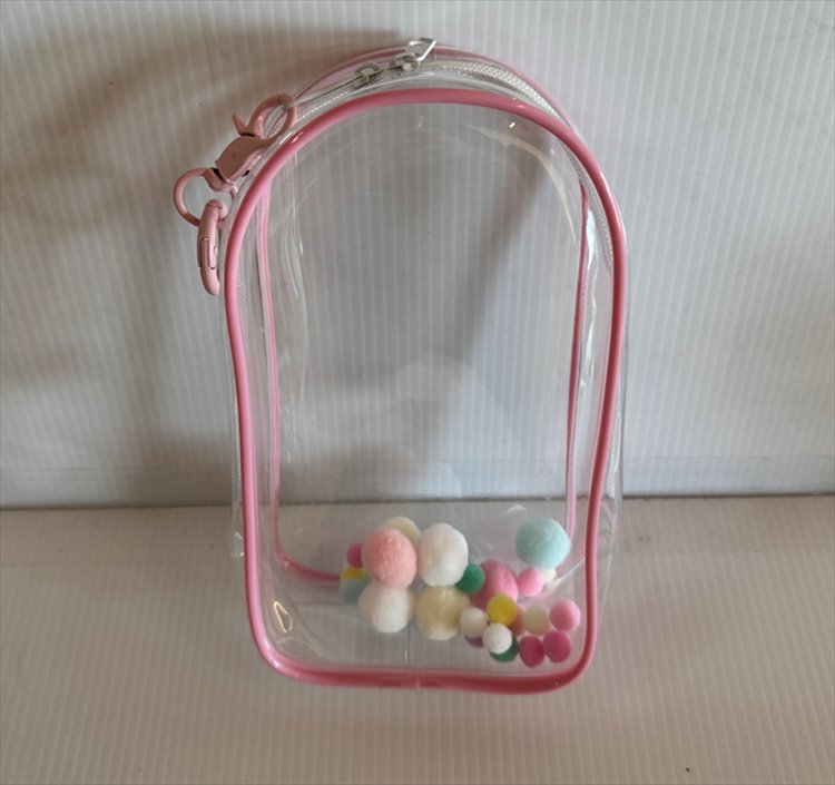 Labubu - Transparent Doll Bag Pink