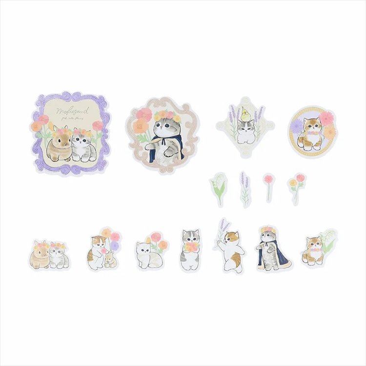 Mofusand - Diecut Stickers Wildflowers