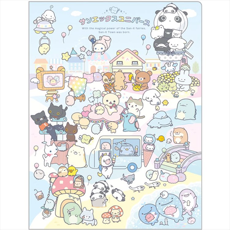 San X - San X Town Clear B Folder 10pcs