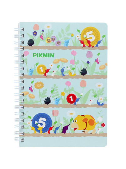 Pikmin - B6 Ring Notebook Light Mint