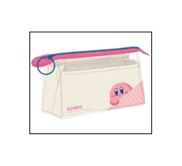 Kirby - Clear Pouch Mitte Gusset Kirby