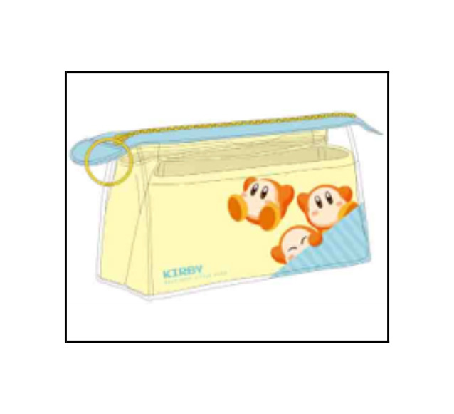 Kirby - Clear Pouch Mitte Gusset Waddle Dee
