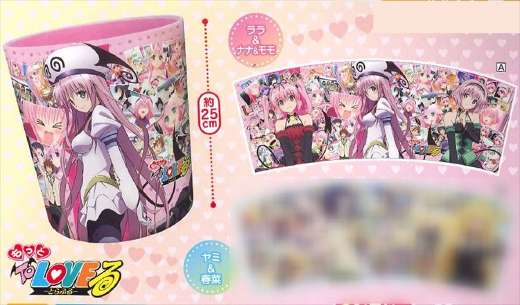 Motto To Love Ru - Pink Waste Basket A