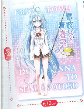 Denpa Onna to Seishun Otoko - Erio Touwa FuRyu Blanket