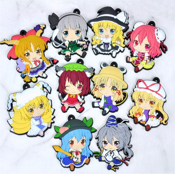 Touhou Project - Petanko Rubber Character Trading Mascots Vol. 3 Box