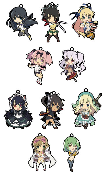 Senran Kagura - Toysworks Collection Niiten-gomu Scented Rubber Strap Box Set of 12 Senran Kagura - Toysworks Collection Niiten-gomu Scented Rubber Strap Box Set of 12