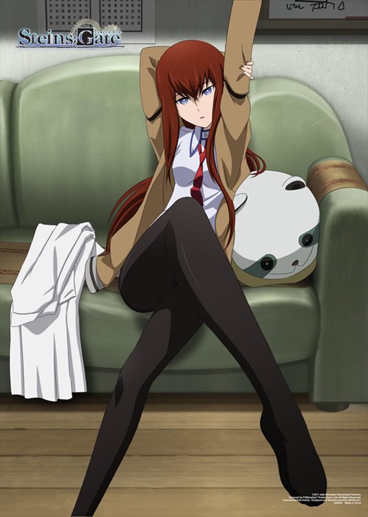 Steins Gate - Kurisu Makise Couch Wallscroll - Click Image to Close