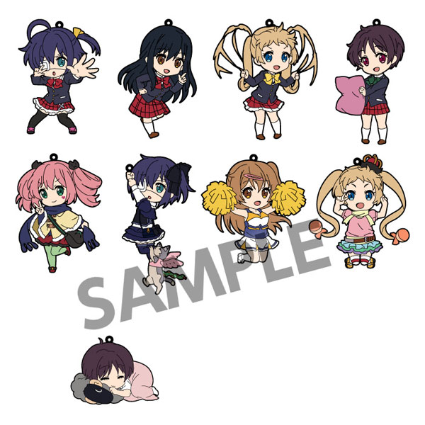 Chuunibyou Demo Koi ga Shitai Ren - Pic Lil Chu2byo Ren Character Rubber Trading Straps Set of 10 Chuunibyou Demo Koi ga Shitai Ren - Pic Lil Chu2byo Ren Character Rubber Trading Straps Set of 10