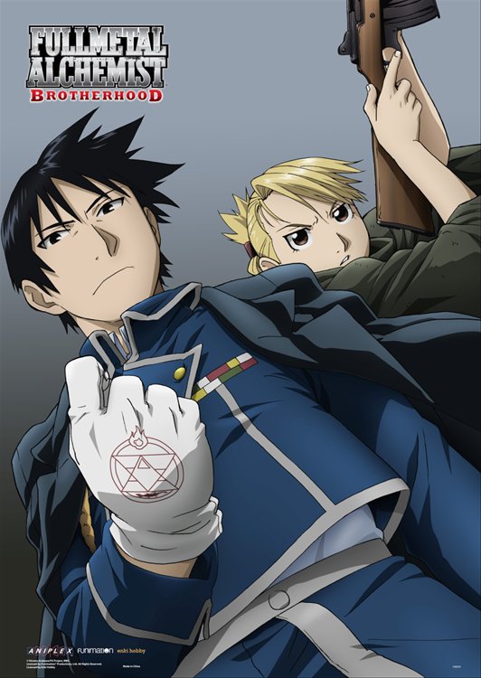 Fullmetal Alchemist- Mustang and Hawkeye Wall Scroll Re-Release