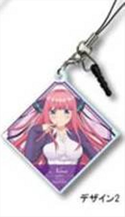 The Quintessential Quintuplets - Nakano Nino Acrylic Phone Strap - Click Image to Close