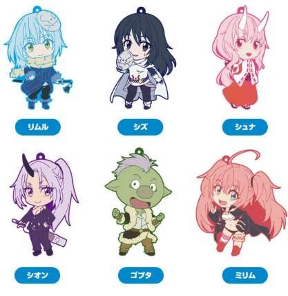 That Time I Got Reincarnated as a Slime - Character Rubber Straps Single BLIND BOX - Click Image to Close