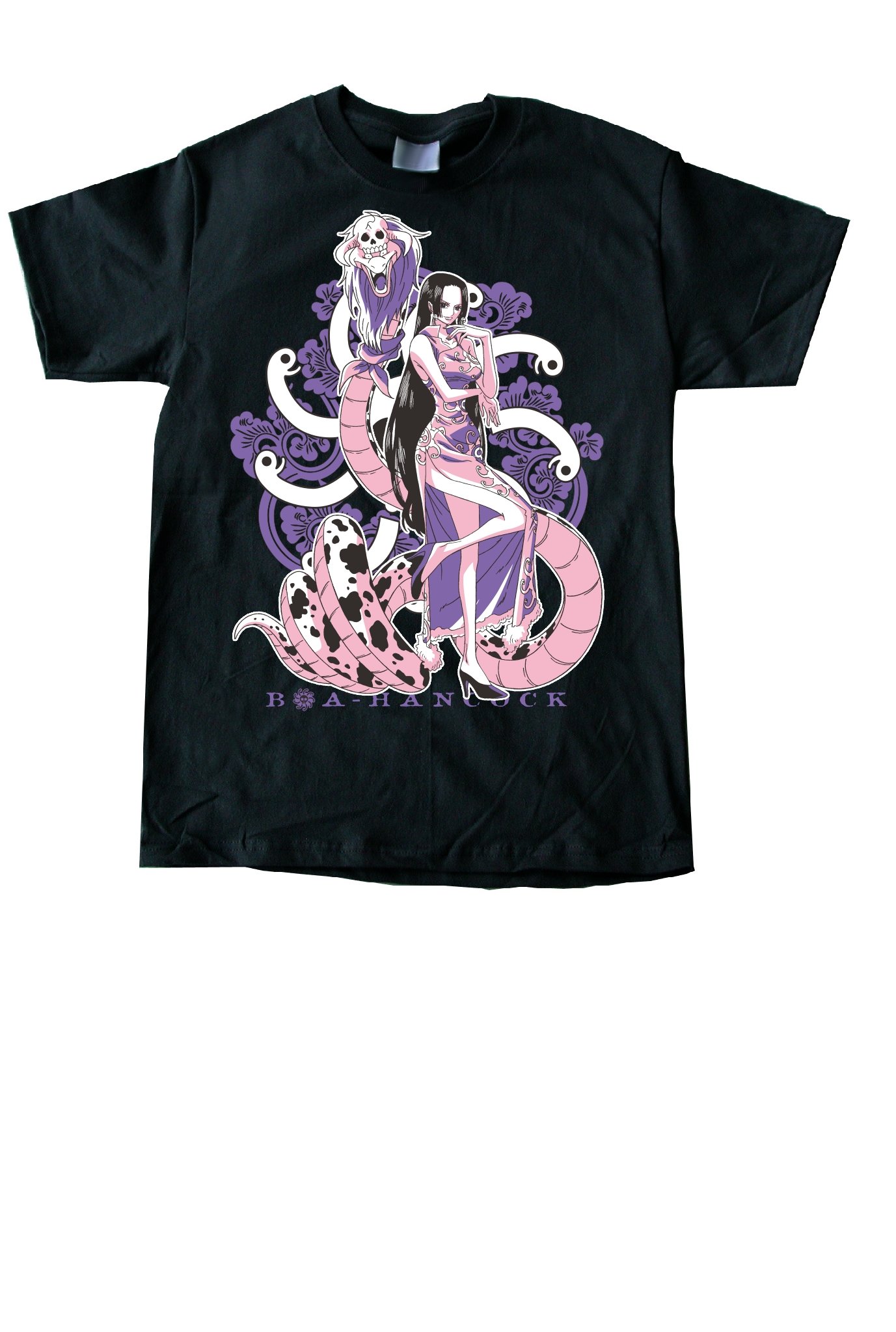 One Piece - Boa Hancock Black T-Shirt Small