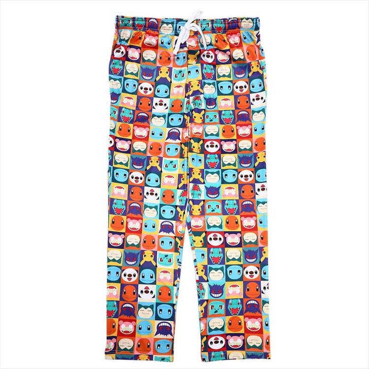 Pokemon - Character Faces Sleep Pants S