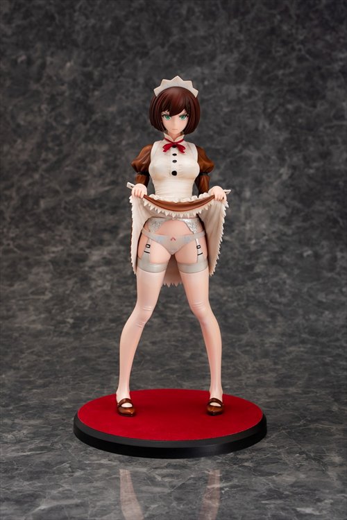 Iya na Kao Sarenagara Opantsu Misetemoraitai Hon - 1/6 Chitose Itou San of Maid Classic Brown Ver. PVC - Click Image to Close