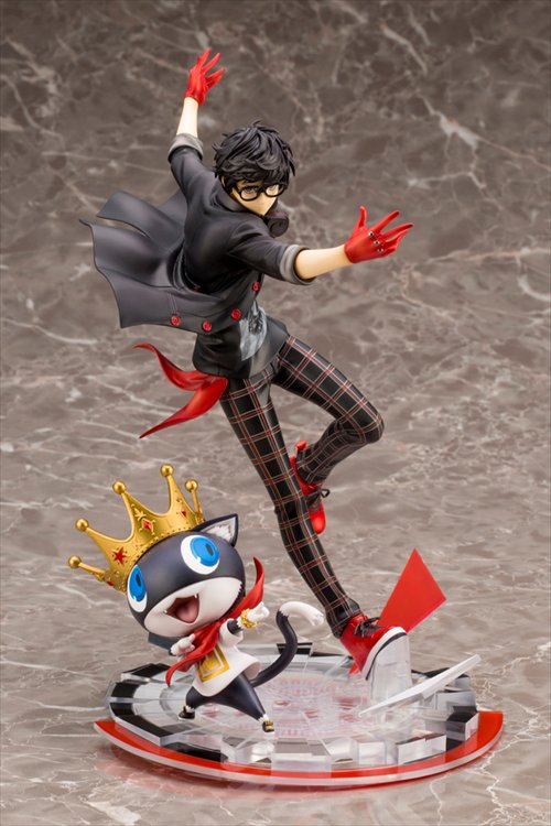 Persona 5 - 1/8 Akira Kurusu and Morgana Dancing Star Night ARTFX J Statue