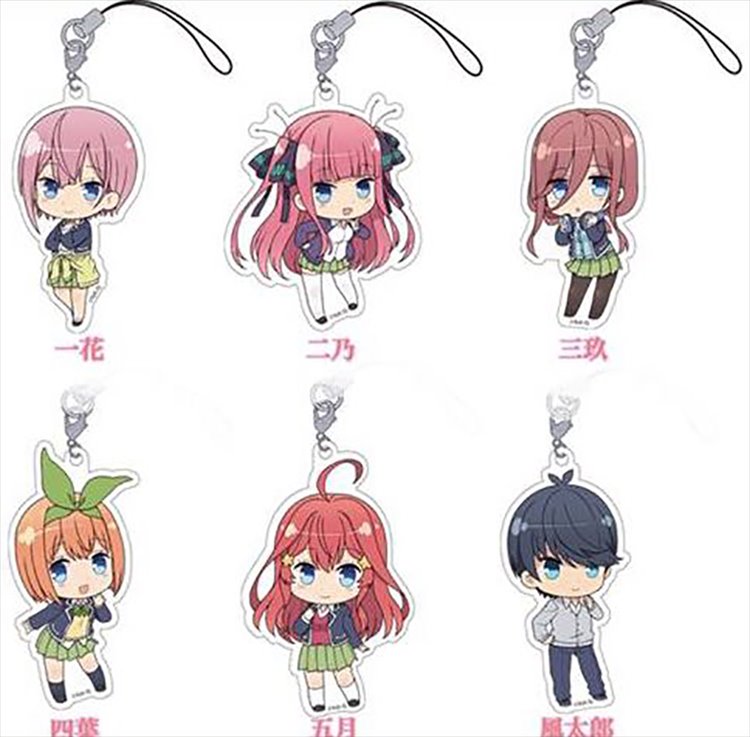 The Quintessential Quintuplets - Trading Acrylic Strap SINGLE BLIND BOX - Click Image to Close