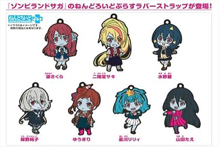 Zombie Land Saga - Rubber Straps Set of 7 (1 RANDOM CAPSULE)