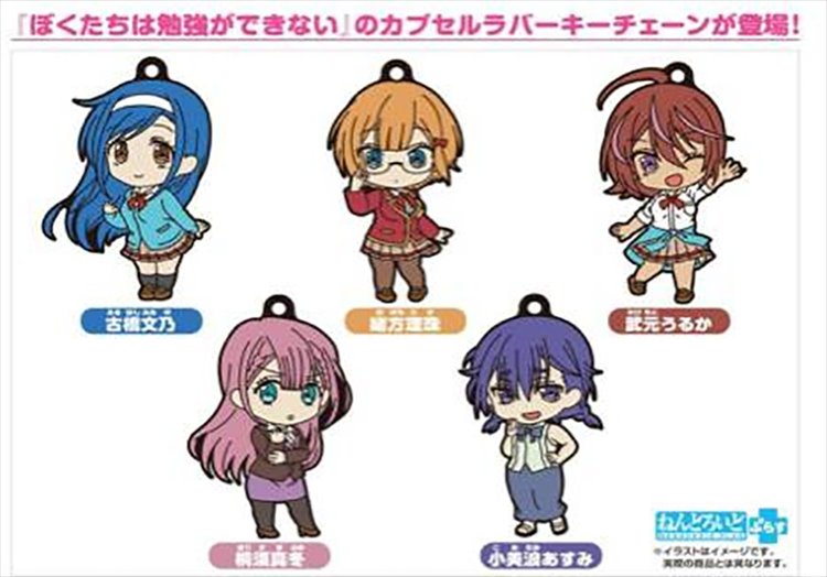 We Never Learn - Rubber Keychain Set of 5 - Click Image to Close