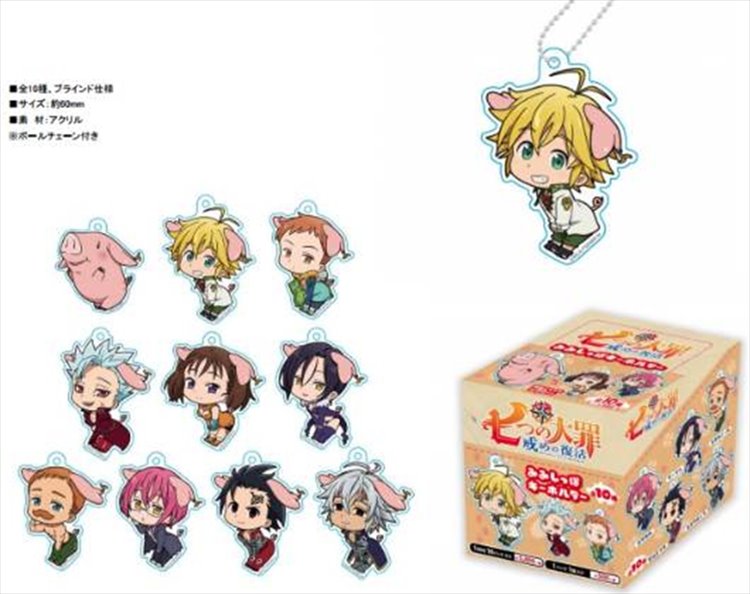 Seven Deadly Sins - Acrylic Strap SINGLE BLIND BOX