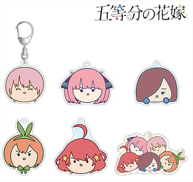 The Quintessential Quintuplets - Chibi Chara Acrylic Keychain SINGLE BLIND BOX