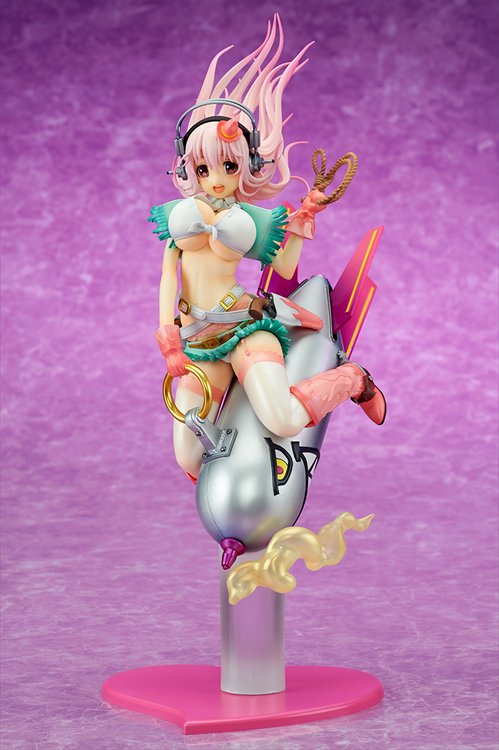 Super Sonico - 1/7 Super Sonico Love Bomber PVC Figure - Click Image to Close