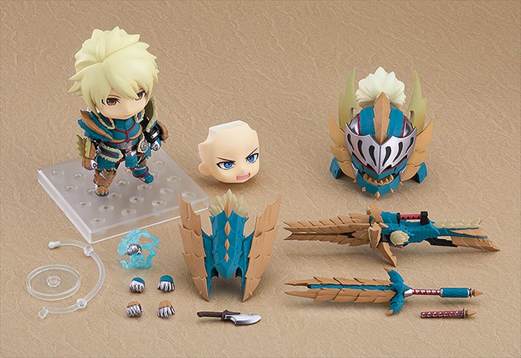 Monster Hunter World Iceborne - Hunter Male Zinogre Alpha Armor Ver. Dx Nendoroid