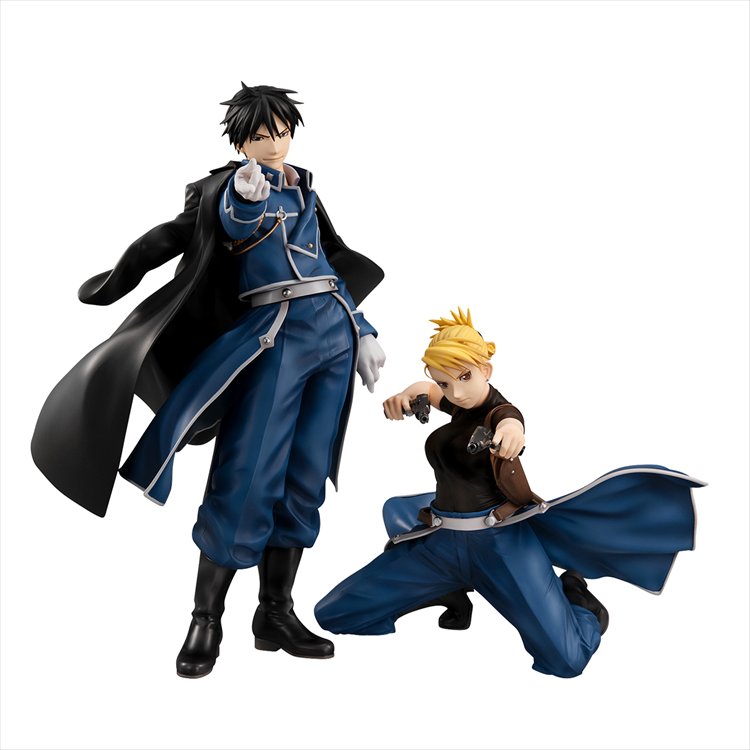 Fullmetal Alchemist - Non Scale Roy Mustang and Riza Hawkeye Precious G.E.M Series PVC Figure