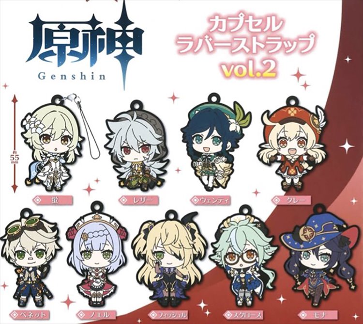 Genshin Impact - Rubber Strap Vol. 2 SINGLE BLIND BOX