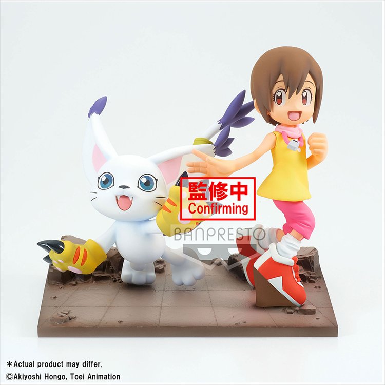 Digimon Adventure - Hikari and Tailmon PVC Figure