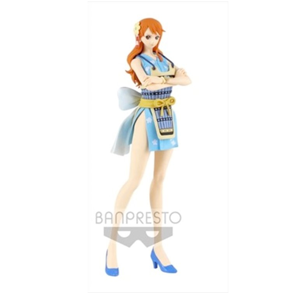 One Piece - Nami DXf The Grandline Children Wanokuni Blue Ver. Prize Figure