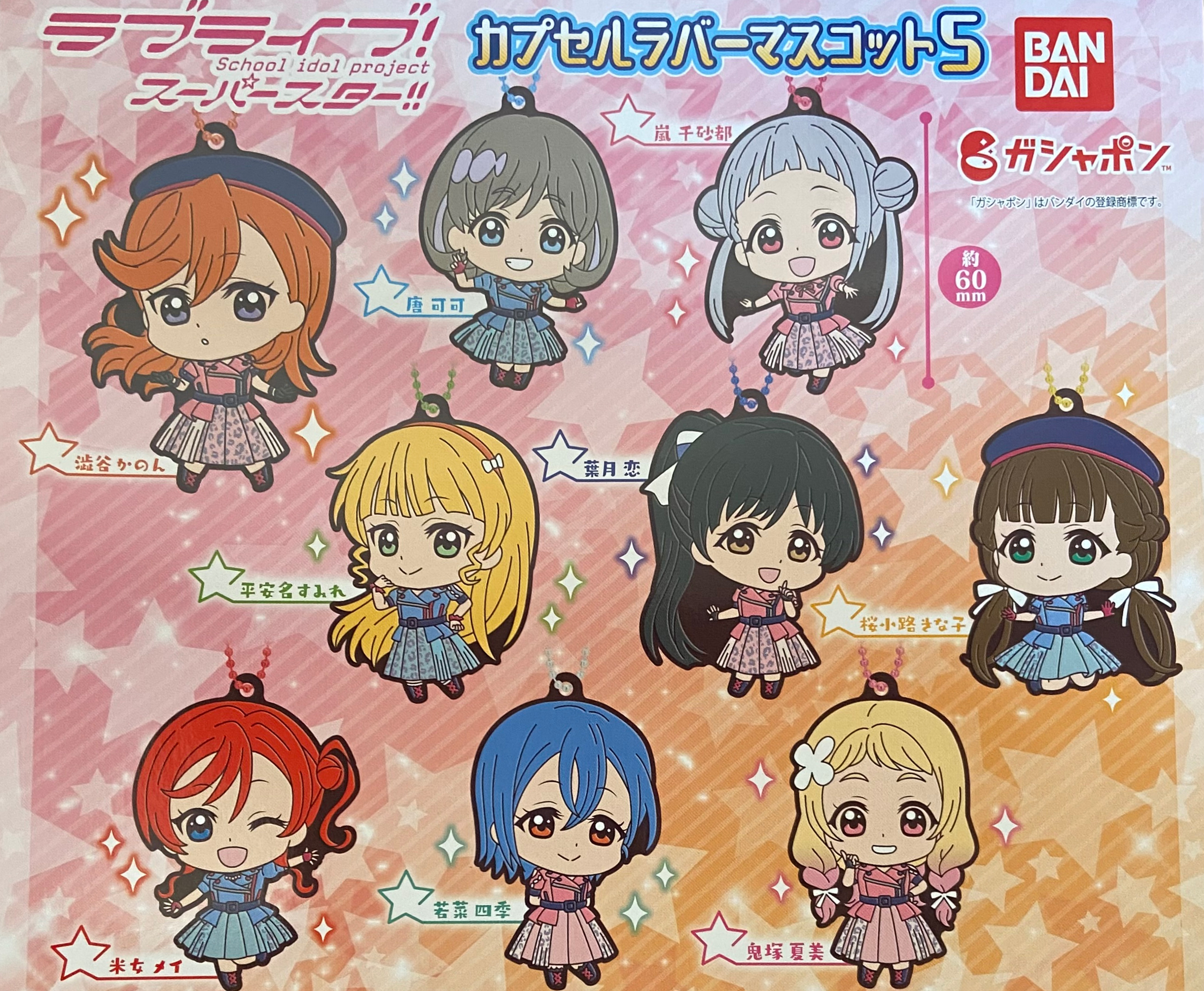 Love Live! Superstar!! - WE WILL!! Rubber Strap SINGLE BLIND BOX CAPSULE
