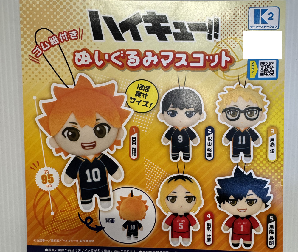Haikyuu - Mini Plush SINGLE BLIND BOX CAPSULE