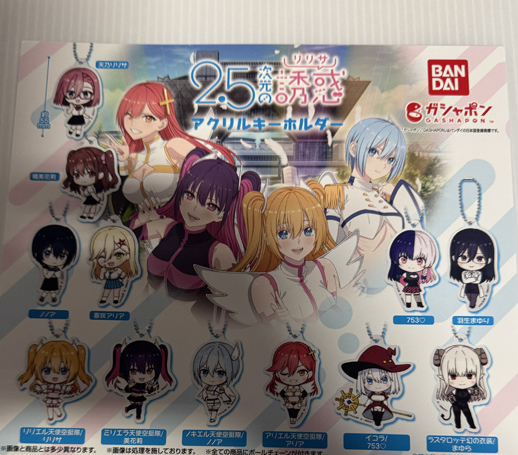2.5 Dimensional Seduction - Acrylic Keychain SINGLE BLIND BOX CAPSULE