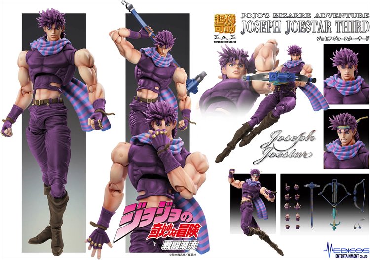 Jojos Bizarre Adventure - Super Action Statue Joseph Joestar Third