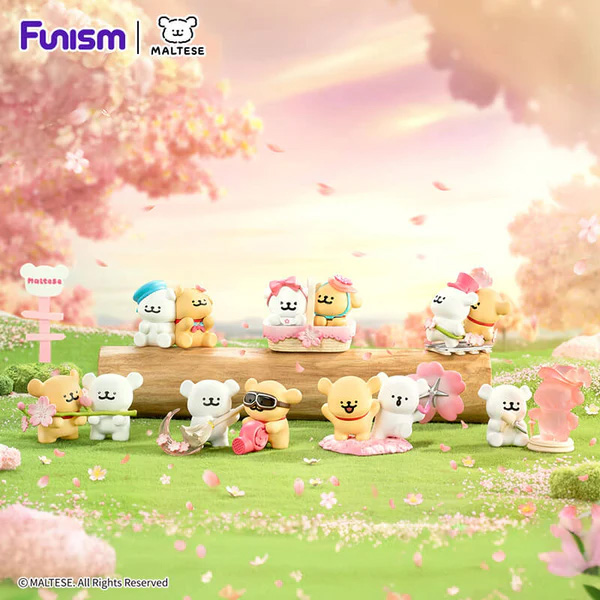 Funism - Maltese Cherry Blossoms Series Figures SINGLE BLIND BOX  Funism - Maltese Cherry Blossoms Series Figures SINGLE BLIND BOX