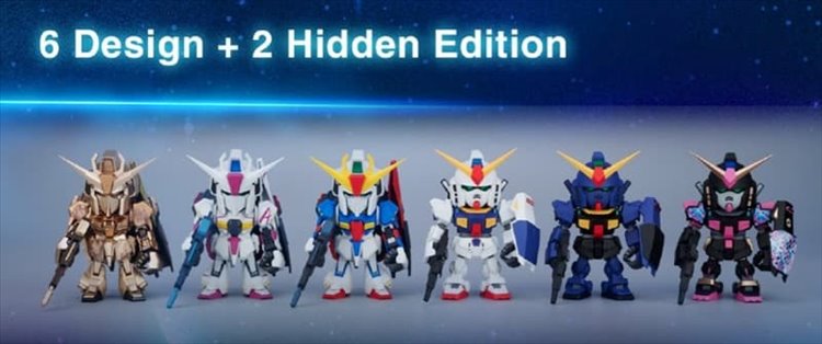 Mobile Suit Gundam - QMSV Bandai Namco Blind Box - QMSV mini Z Gundam and Gundam MK-II Series SINGLE BLIND BOX