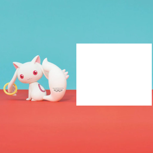 Puella Magi Madoka Magica - Kyubey FLUFFY PUFFY Figure