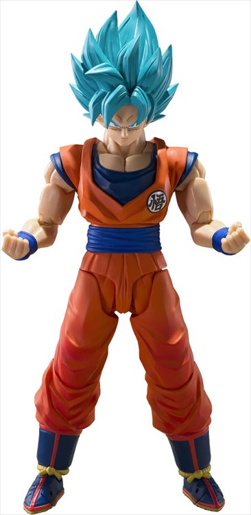 Dragon Ball Super - Son Goku Super Saiyan God Blue Power Transcending Limits SHFiguarts