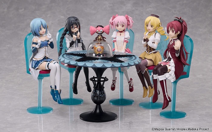 Puella Magi Madoka Magica - Rebellion Tea Party Cake Song Ver Non Scale Figure Complete Set