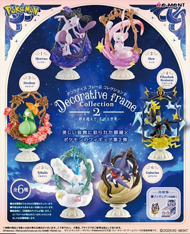 Pokemon - Pokemon - Decorative Frame Collection 2 SINGLE BLIND BOX